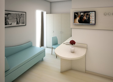 Rendering per Hotel