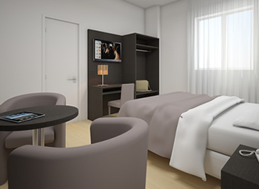 Rendering per Hotel
